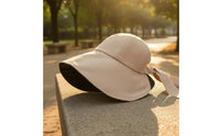 Lightweight Foldable Fisherman Hat Breathable Bowknot Sun Hat Adjustable Fit for Travel