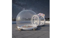 Long-Lasting PVC Inflatable Bubble Tent Waterproof Inflatable Bubble House Weatherproof Transparent Dome Tent Spacious Interior for Hoteliers, Event Planners