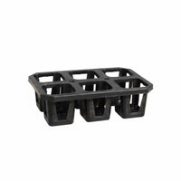 6compartment Pot Holder Stackable Design 6seedling container Tray Reusable for Balcony, Garden