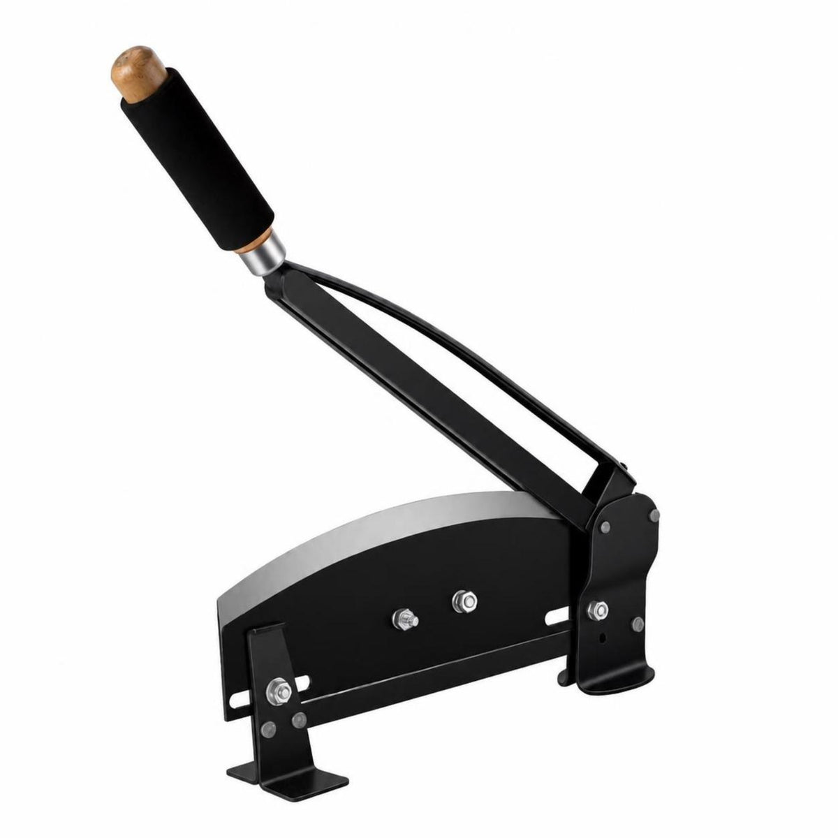 Manual Flower Wooden Grip Flower Black Metal Frame