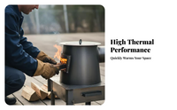 Stove Burner, Portable Wood Heater for Home Heating