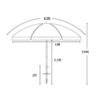Carry Bag Portable Folding Beach Umbrella