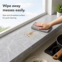 Self-Adhesive Wood Grain Baseboard Wall Trim - Waterproof & Thickened Skirting Board for Wall Decor