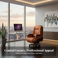 Electric Reclining Task Chair with Footrest Highspine Design Office Furniture 360-Degree rotate robustDuty Construction
