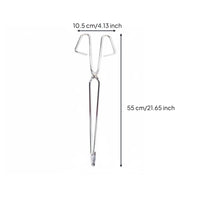 Multi-Use 55 Cm Grilling Tongs Heat Resistant Extra Long Grill Tongs Ergonomic Grip for Picnic, Camping