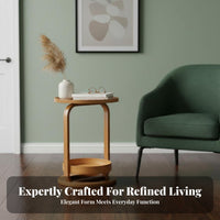 Round Side Table Light Luxury Feel Round Tripod Table century-inspiredera Modern Design