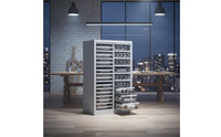 Stationery Organizer Cabinet Multi-Layer Drawer Storage Cabinet Metal Heavy Duty for Study Room