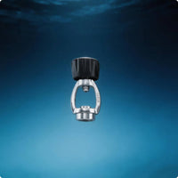 DIN to Yoke Adapter Sturdy Metal Body Diving Gear Compact Design for Divers