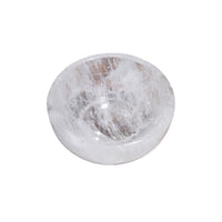 Natural White Crystal Bowl Polished Crystal Decoration