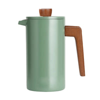 Plunger Pot with Wood Handle Coffee and Tea Press Pot for Office