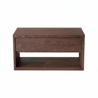 Bedside Cabinet with Drawer and Shelf Minimalist Design for Homeowners, Couples