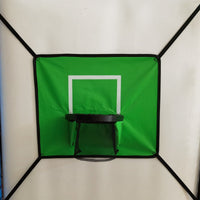 Trampoline with Basketball Hoop and Backboard for Kids