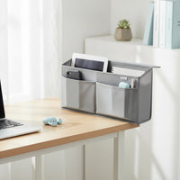 Hanging Storage Bag with Pockets Reinforced Bedside Organizer Long-Lasting