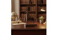 Retro Horse Statue Hand Finished Semi-Hand-Finished Home Decoration for Desktop, Bookshelf