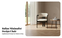 Upholstered Armchair Stylish Padded Rearless Designrear Armchair With Arms Minimalist Design for Adults, Restaurant