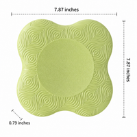 Contoured TPE Knee Pads, Heavy Duty Kneeling Pad for Tradespeople, Textured Knee Cushion for Work & DIY