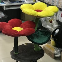 现货凯瑞彩色花朵猫爬架猫玩具猫跳台猫抓柱 向日葵爬架猫猫玩具