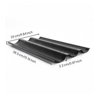 Wave French Bread Pan Heat Resistant French Bread Baking Form Food Grade