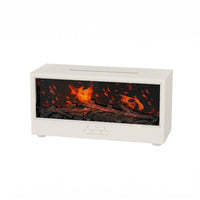 Fireplace Diffuser Control Flame Aroma Diffuser Silent Fireplace Humidifier for Bedroom