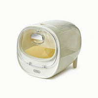 Self-Flowing Rice Storage Container Opening Rice Dispenser Countertop Pantry Organizer Transparent for Organizers
