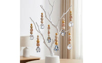 Wooden Bead Suncatcher Kit Diy Crystal Suncatcher Wooden Craft Set for Crafters, Beginners, Window, Porch, Garden