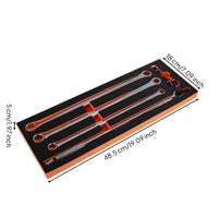 5 Pieces Wheel Alignment Wrench Set   Car Repair Spanner Set Double Box End Wrench Kit for Mechanics, DIY Enthusiasts, Auto Shop