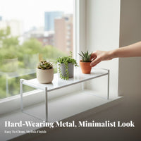 Narrow Windowsill plant storage-areasaving Countertop Rack Lightweight