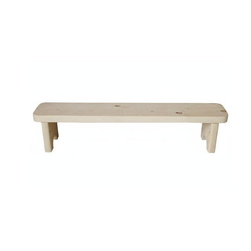 Small Wooden Pedestal sturdy Wood Low Wooden Bench Rustic and aesthetic for Living Room