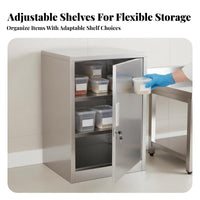 Single-Door Locker Lockable Single Door Locker Rust-Proof for School, Homeowners