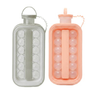 Bottle-Shaped Ice Ball Mold Expandable Drink Accessory Screw-on Cap