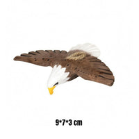 Hand Carved Wooden Avian Carved Bird Ornament Lightweight Home Decor for Display