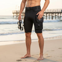 3mm Dive Shorts Multifunctional Neoprene Diving Shorts Large Pockets Water Sports Gear for Men, Women, Snorkeling, Surfing, Sailing
