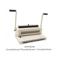 Hanging Calendar Binding Machine Metal Body Calendar Punching Machine Beige