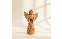 Faceless Angel Figurine Compact Angel with Praying Hands Spiritual Gift for Believers, Collectors, Desk, Home Decor