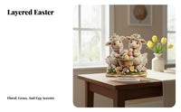 Easter Sheep Decoration Cute Creature Design Cartoon Lamb Table Ornament