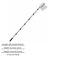 Telescopic Fruit Picker Stainless Steel Fruit Picker Pole with Basket