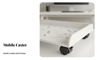 Rolling Computer case stand Space-Saving PC Stand sturdyDuty for Gaming Room