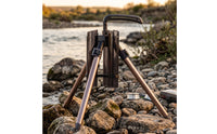 Foldable Pole Holder Stand Portable Tripod Fishing Rod Holder Compact for Anglers