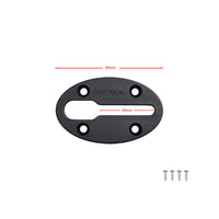 Multi-Functional Track Mount Tie down Eyelet Marine Grade Rail Mount Anchor Point Wide Compatibility for Kayakers