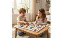Educational Wooden Alphabet Puzzle with Letter Blocks Chunky Letter Blocks Interactive Matching Game Easy Learning for Homeschool
