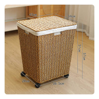 Rolling Laundry Hamper Mobile Laundry Hamper with Lid Contemporary for Bedroom