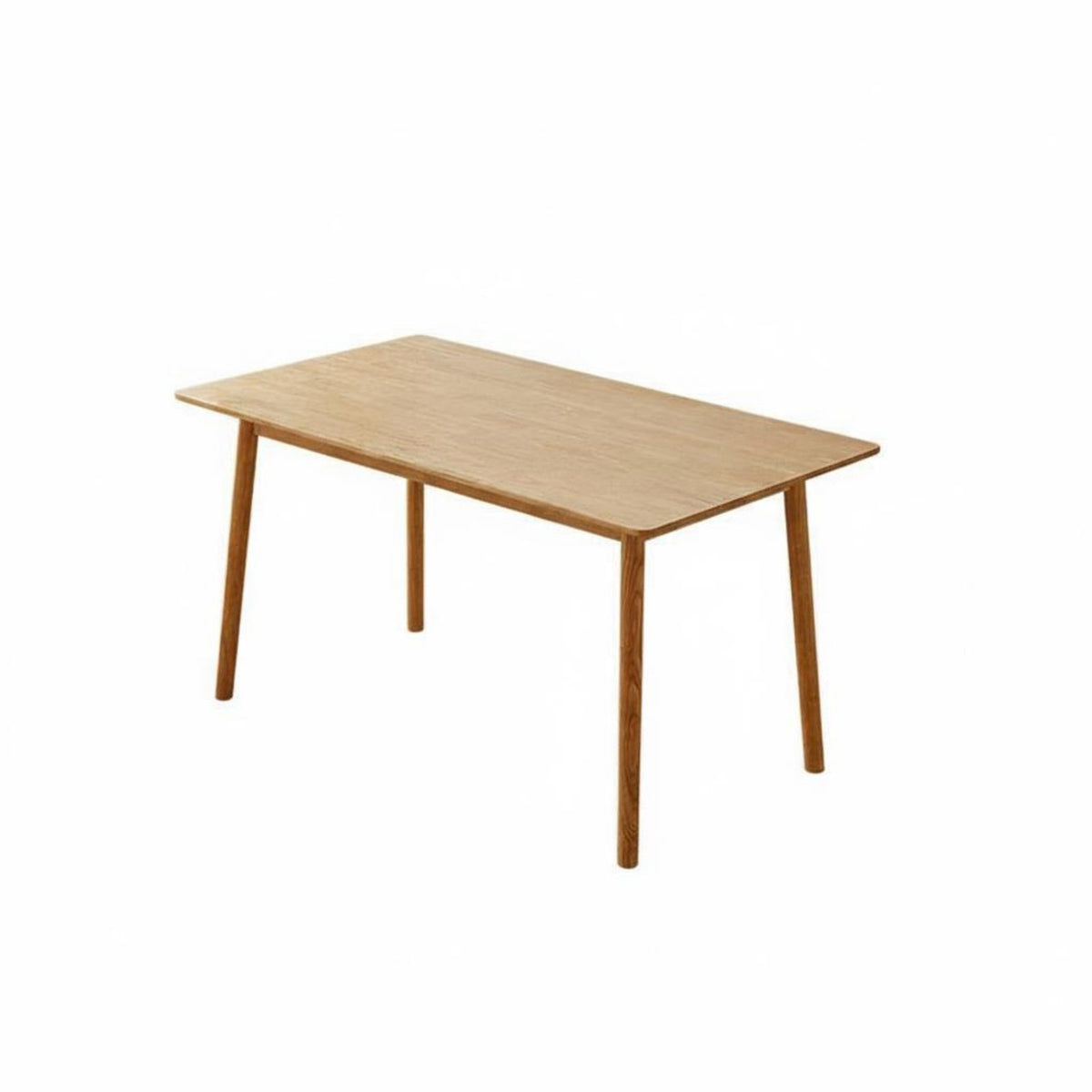 Solid Wood Japanese Style Wooden Table Nordic Style Dining Table Rectangular Kitchen Table Household Furniture Smooth Finish Suitable for Dining Room Family Gathering Kitchen