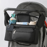 Stroller Organizer Bag with Bottle Holders, Oxford Fabric, for Baby Strollers