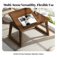 Foldable Tatami Table Japanese Design Adjustable Tatami Table Portable