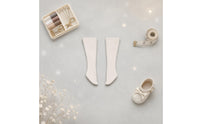 White Doll Socks Easy to Match Knitted Doll Socks Soft Material
