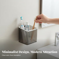 Adhesive Toothbrush Holder toolclutterand clutter-and damage-uncluttered of charge installation Washstand organizer multifunctional