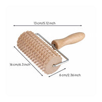Hand Push Massage Stick Beech Wood Body Care Tool Pressure Relief