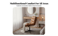 Armless Vanity Chair Comfortable for Long Sitting Snowice Furniture Space Saving