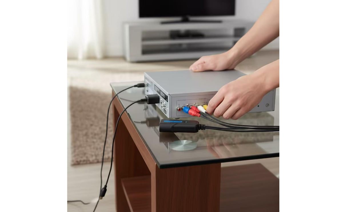 YPbPr to Digital Video Interface Converter USB Powered Component to Digital Video Interface Converter Plug and Play for Retro Enthusiasts