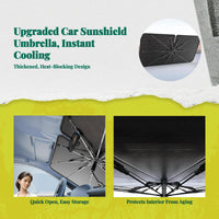 Heat-blocking windshield cover
